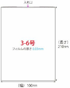 PE（ポリエチレン）規格袋 3-6号1000枚入