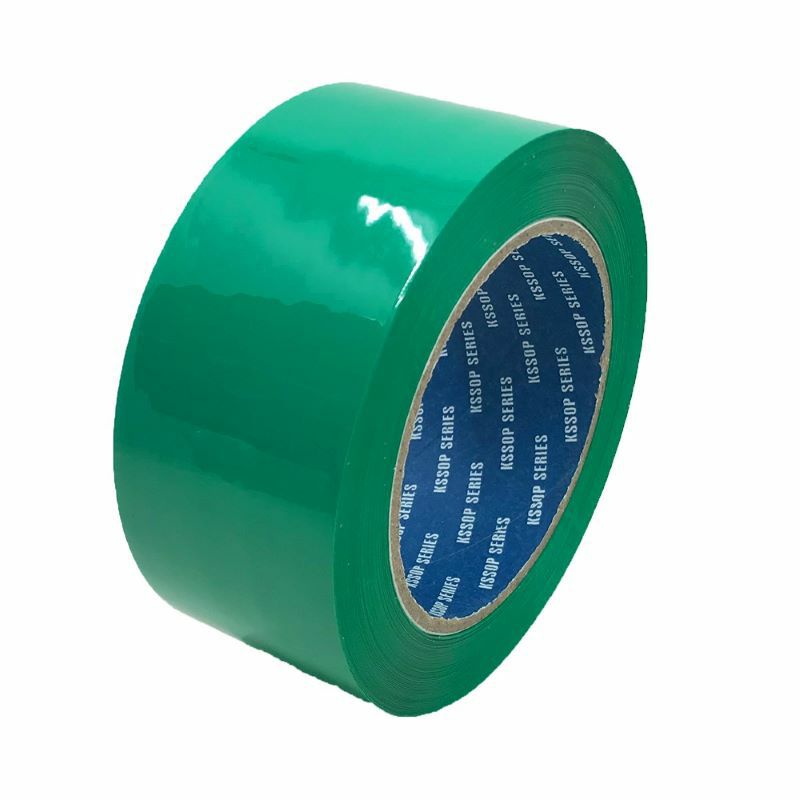  梱包用OPPテープ（緑）48mm幅×100m巻（50μ）　20巻