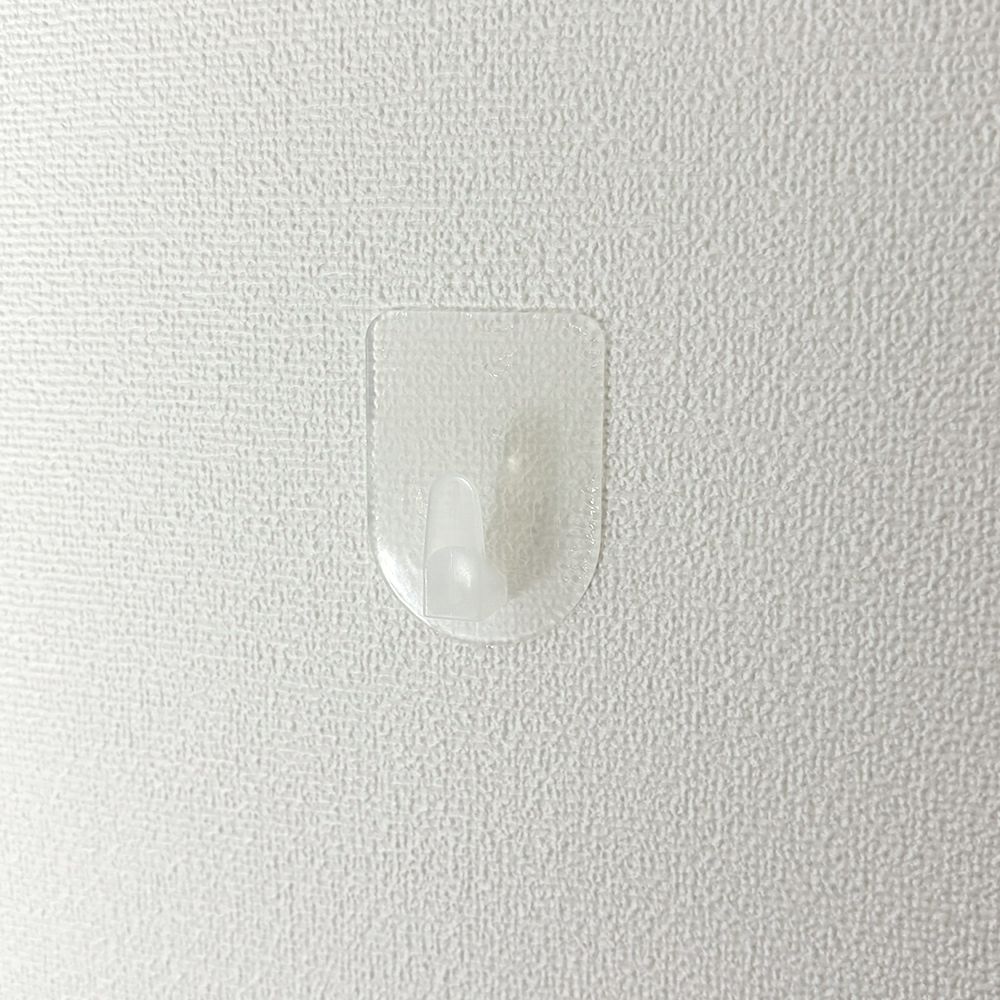 【クリックポスト対応】くりぴたフック壁紙用 コンパクトフック (M) （耐荷重1kg) （透明）大容量パック【10セット入】