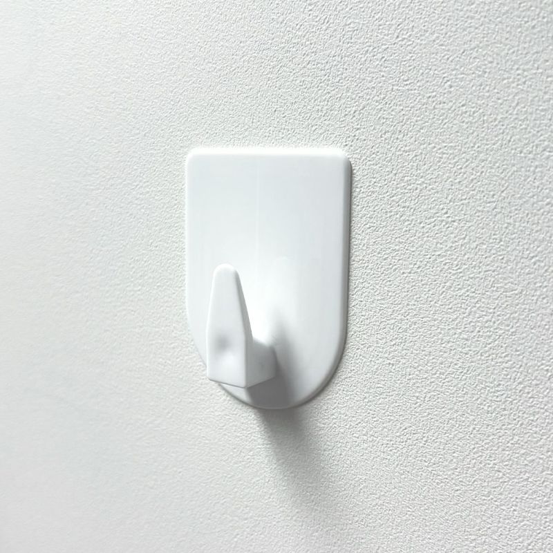 【クリックポスト対応】くりぴたフック壁紙用 コンパクトフック （アソート） （白）大容量パック【6セット入】