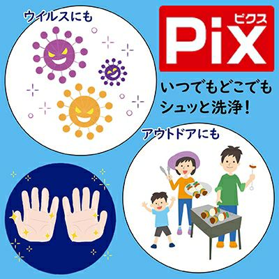 Ｐｉｘ　手指の洗浄消毒　本体　500ｍｌ　20本入り（１本あたり470円（税込））