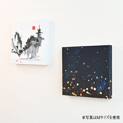 ファブリックパネル　オリジナルデザイン　 正方形　Lサイズ 222×222×30㎜