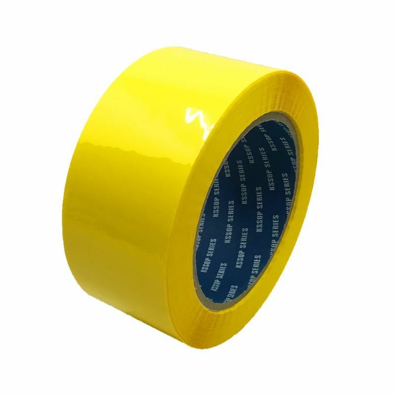 梱包用 OPPテープ 黄 48mm幅×100m巻（50μ）　150巻（3ケース）