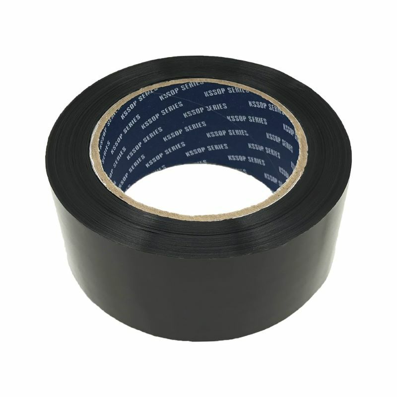 梱包用 OPPテープ（黒）48mm幅×100m巻（50μ）10巻