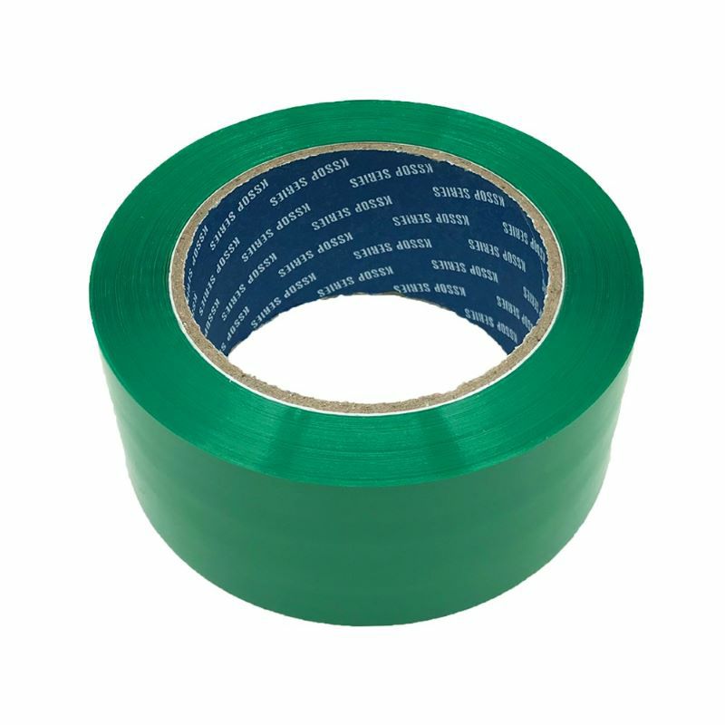 梱包用 OPPテープ（緑）48mm幅×100m巻（50μ）10巻