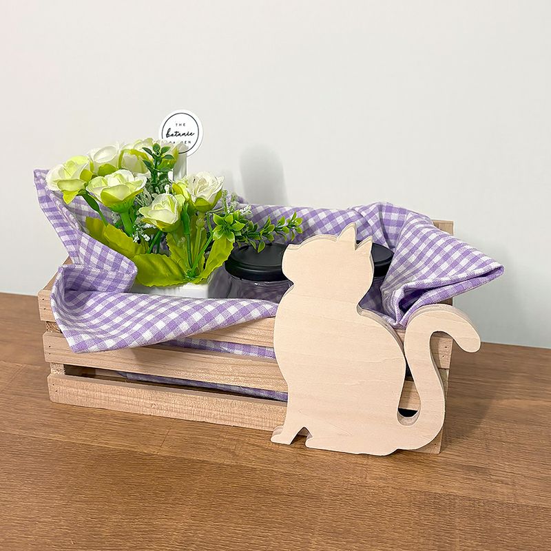 アニマル木製オブジェ